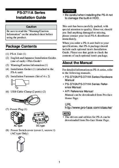 First Page Image of PS3711A-T41 Installation Guide.pdf